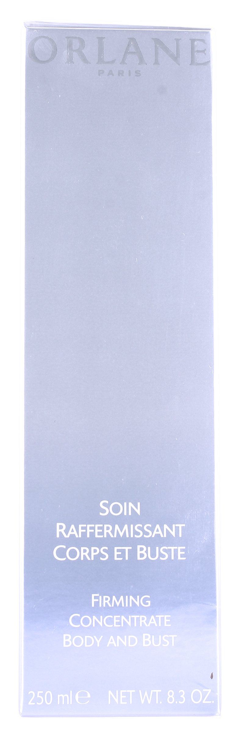 Emballage rectangulaire. Inscription ORLANE et nom du produit. 