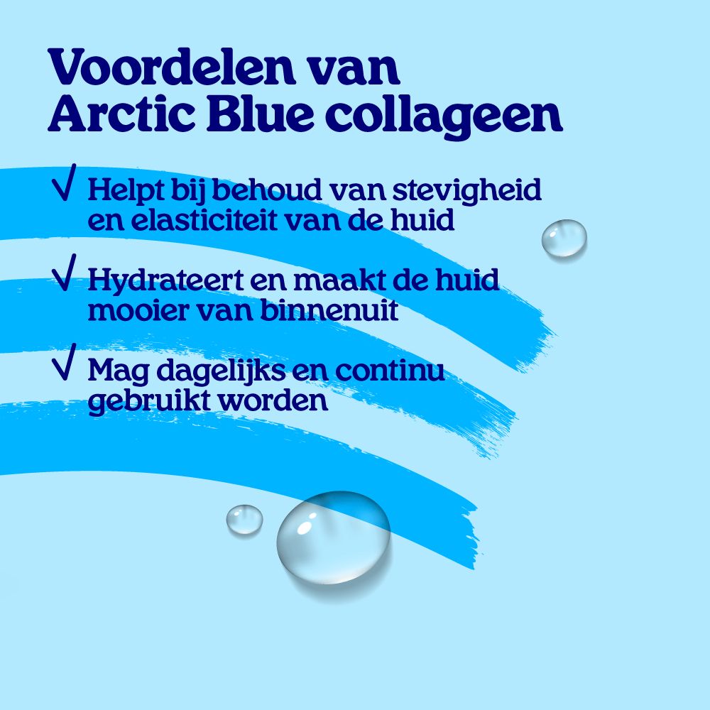 Arctic Blue Collageen: 100% puur viscollageen, <3k Dalton.