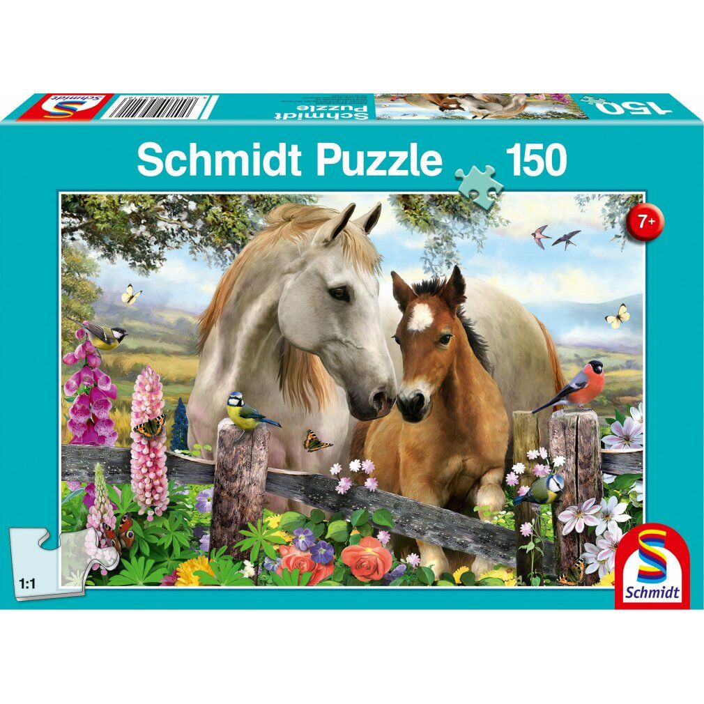 schmidt Puzzel Mare en veulens 150 delen