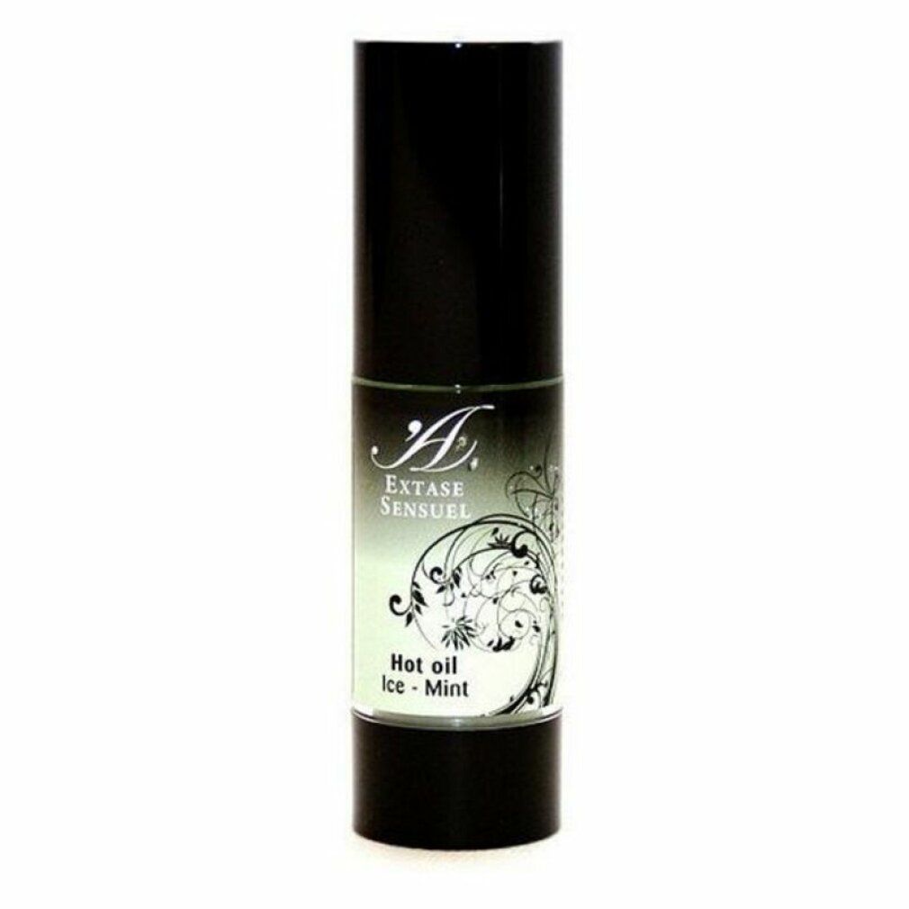 Extase Sensuel Hot Oil Ice Mint zwarte fles.
