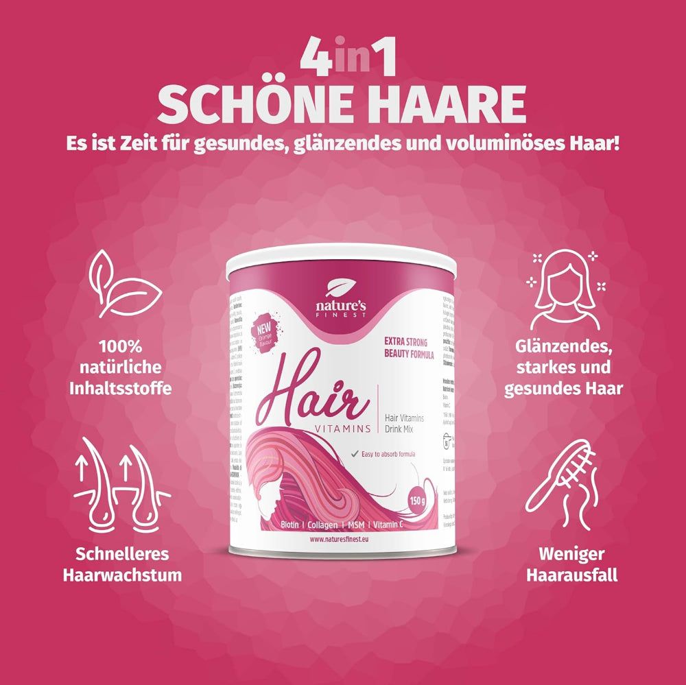 Nature's Finest Hair Vitamins - Topvitamines voor snellere haargroei