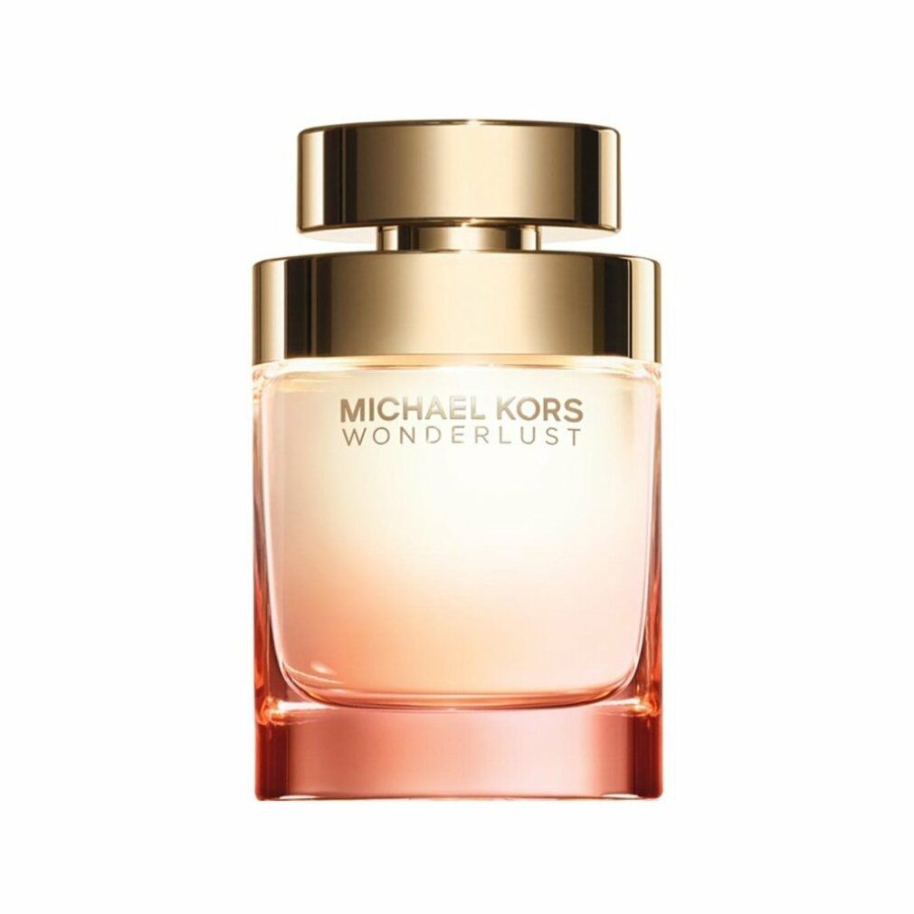 Flacon de Michael Kors Wonderlust Eau de Parfum, vue légèrement de côté.