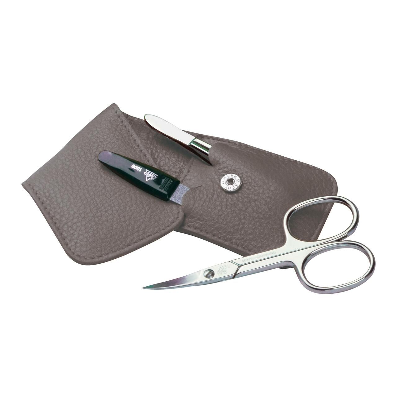 Trousse de manucure de poche Erbe taupe