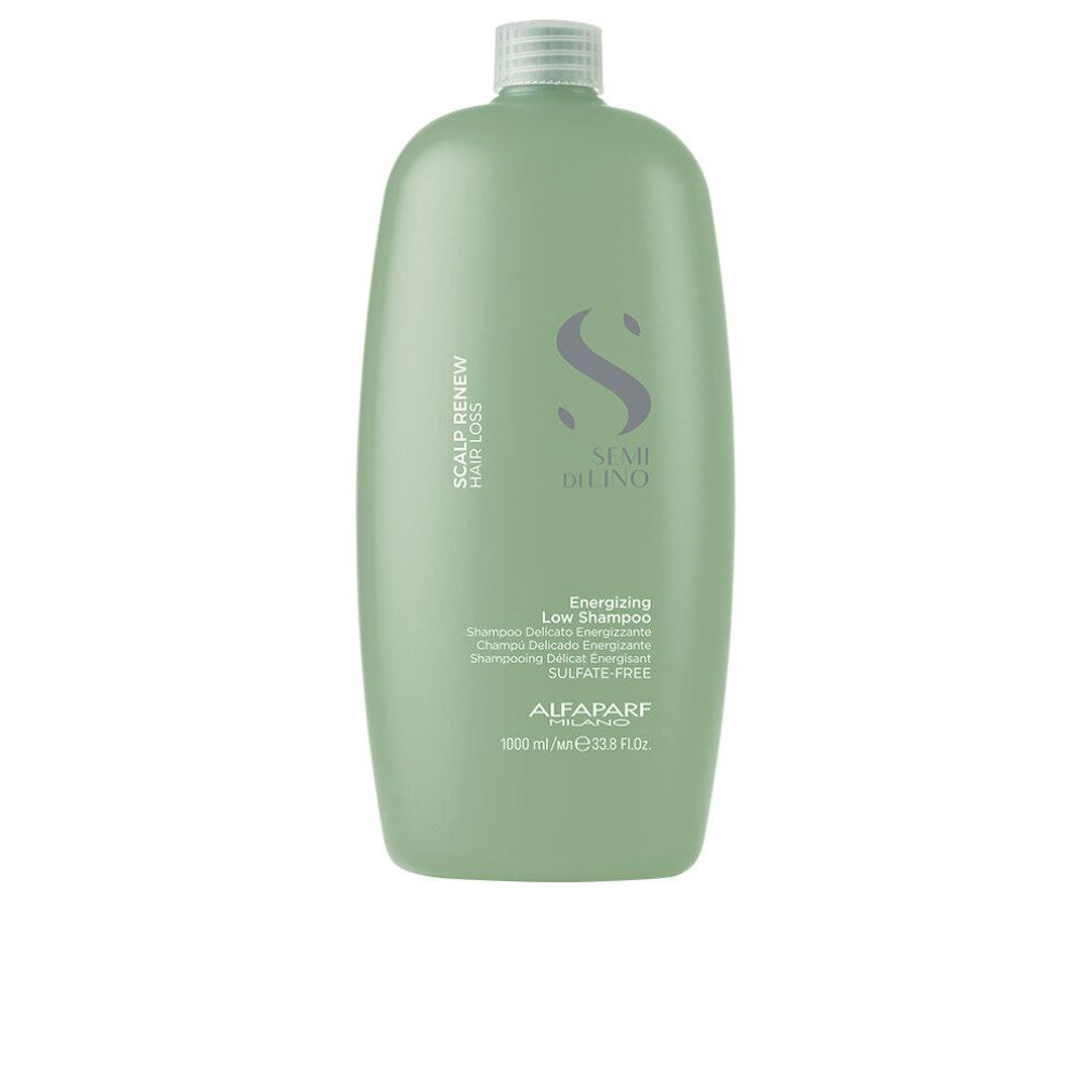 Groene fles Alfaparf Milano Energizing Low Shampoo, 1000 ml.