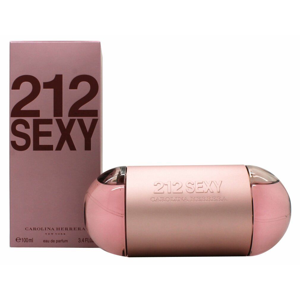 Flacon rose et boîte avec inscription 212 SEXY. Eau de Parfum Spray. 100ml.