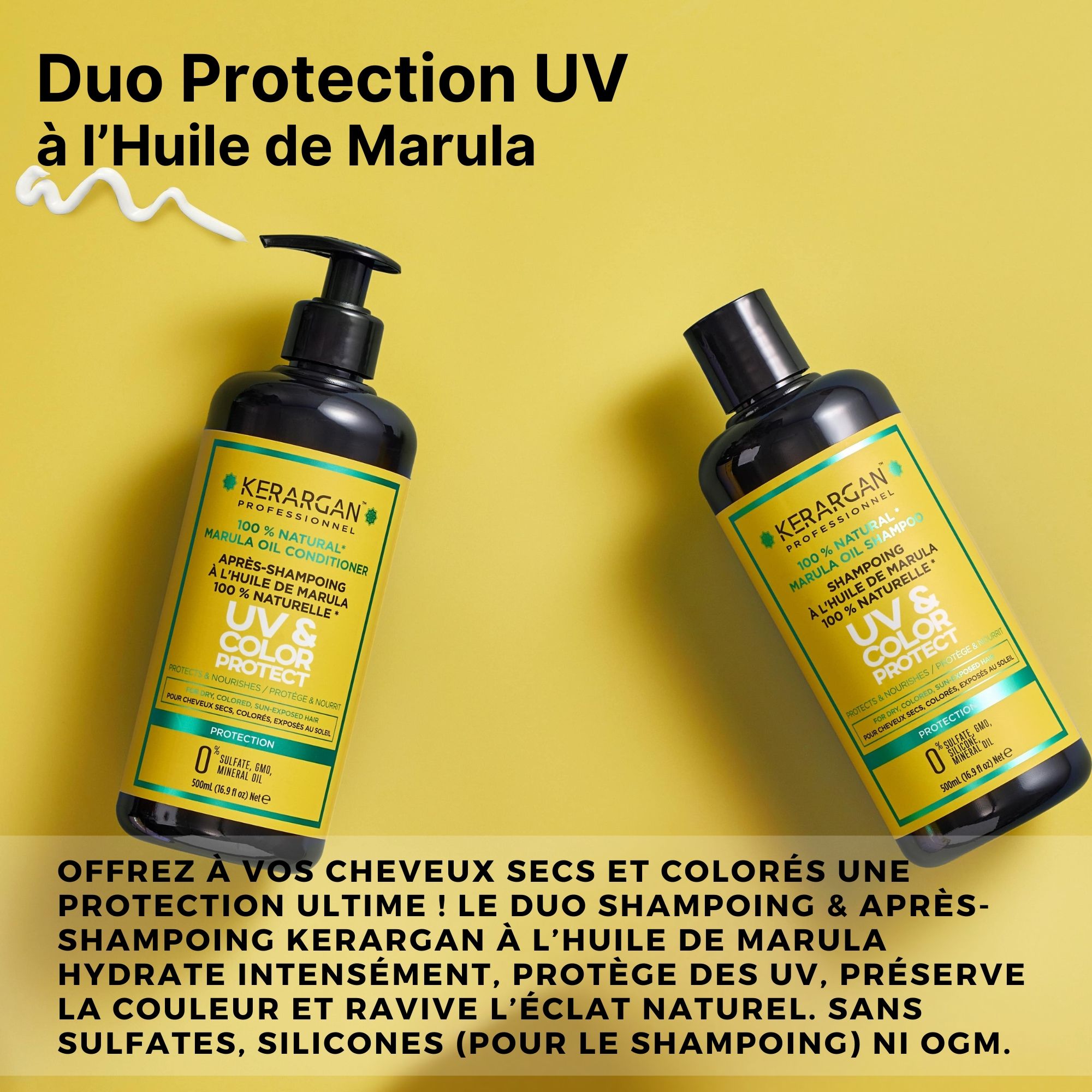 Kerargan - Protection UV Shampoing & Après-Shampoing Marula