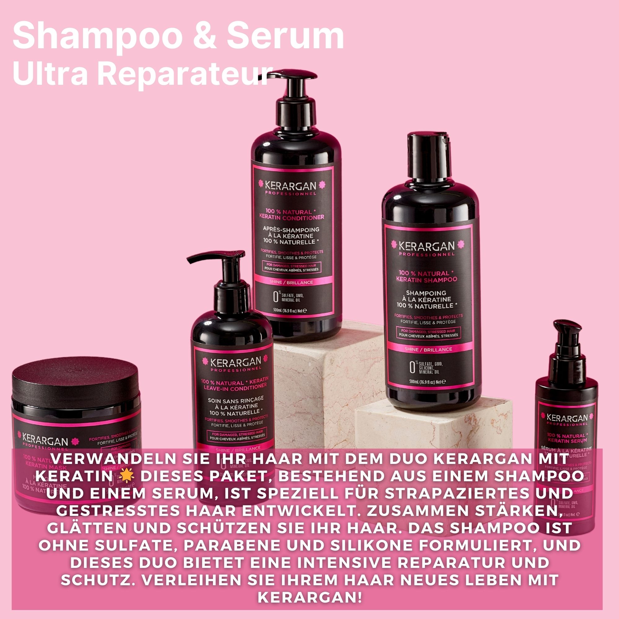 Kerargan - Duo Shampoo & Serum met Keratine
