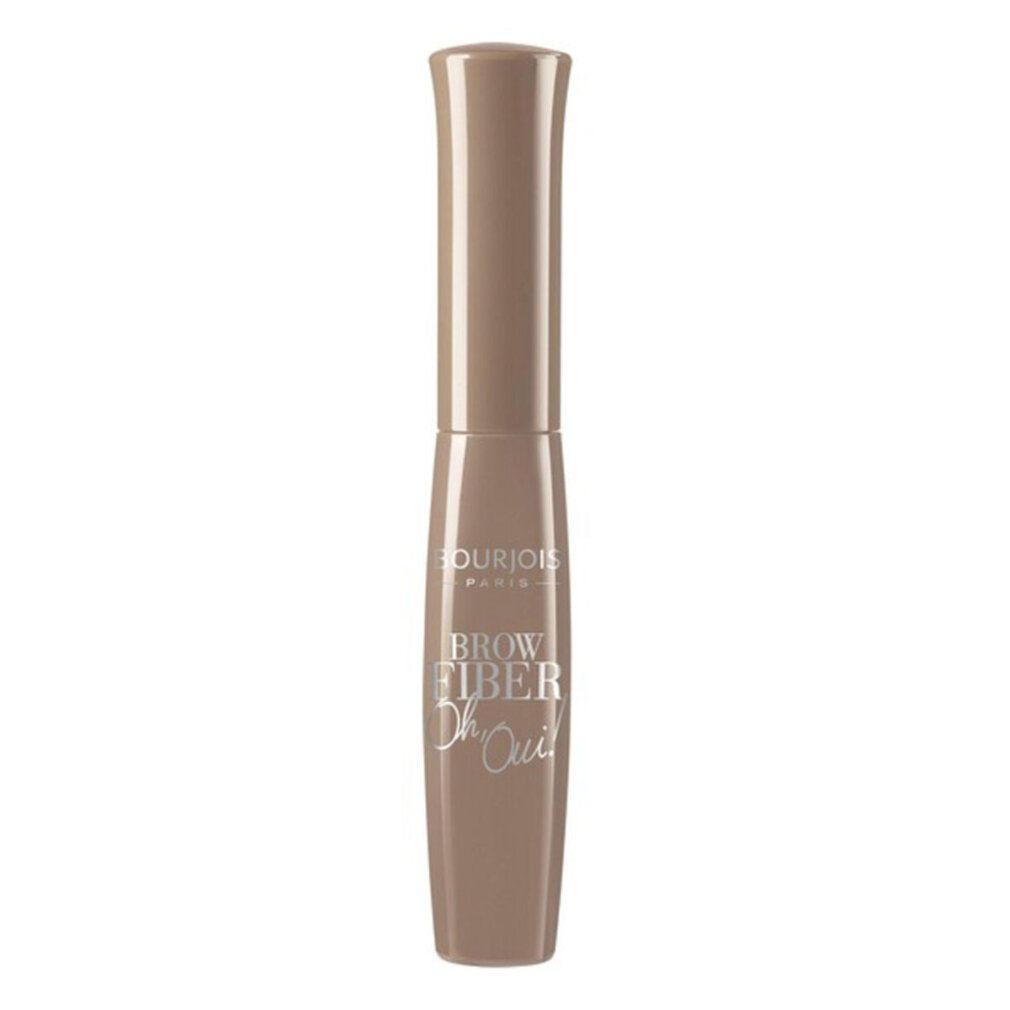 Mascara à sourcils avec contenant. Inscription: Bourjois Paris, Brow Fiber Oh Oui. Teinte: Blond.