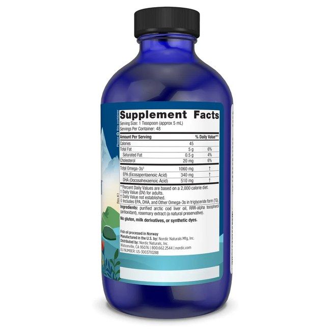 Nordic Naturals Arctische levertraan - zonder smaak