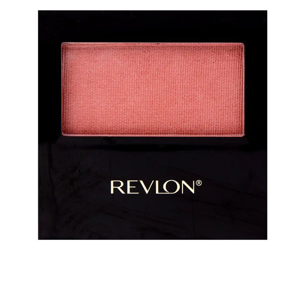 Revlon Powder Blush in "Tickled Pink". Rechthoekige blush in zwarte huls.