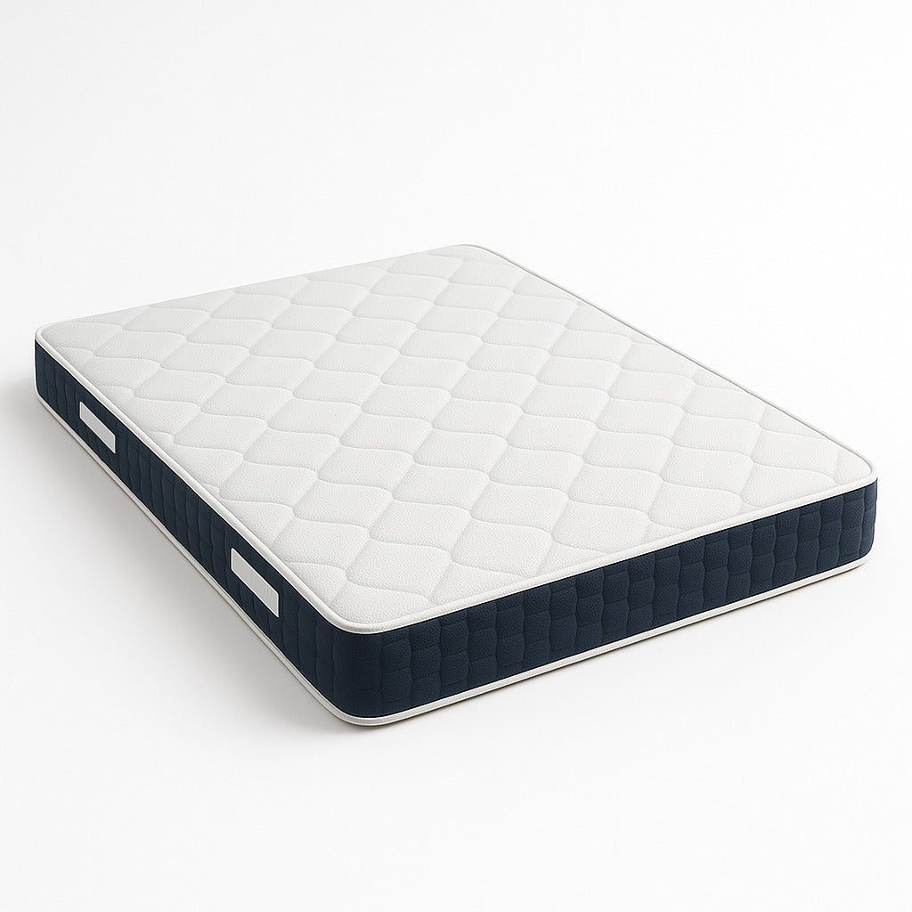 The White Stone Matras 90x190 cm, Hoogte 30 cm, met Pocketveren en Memory Foam