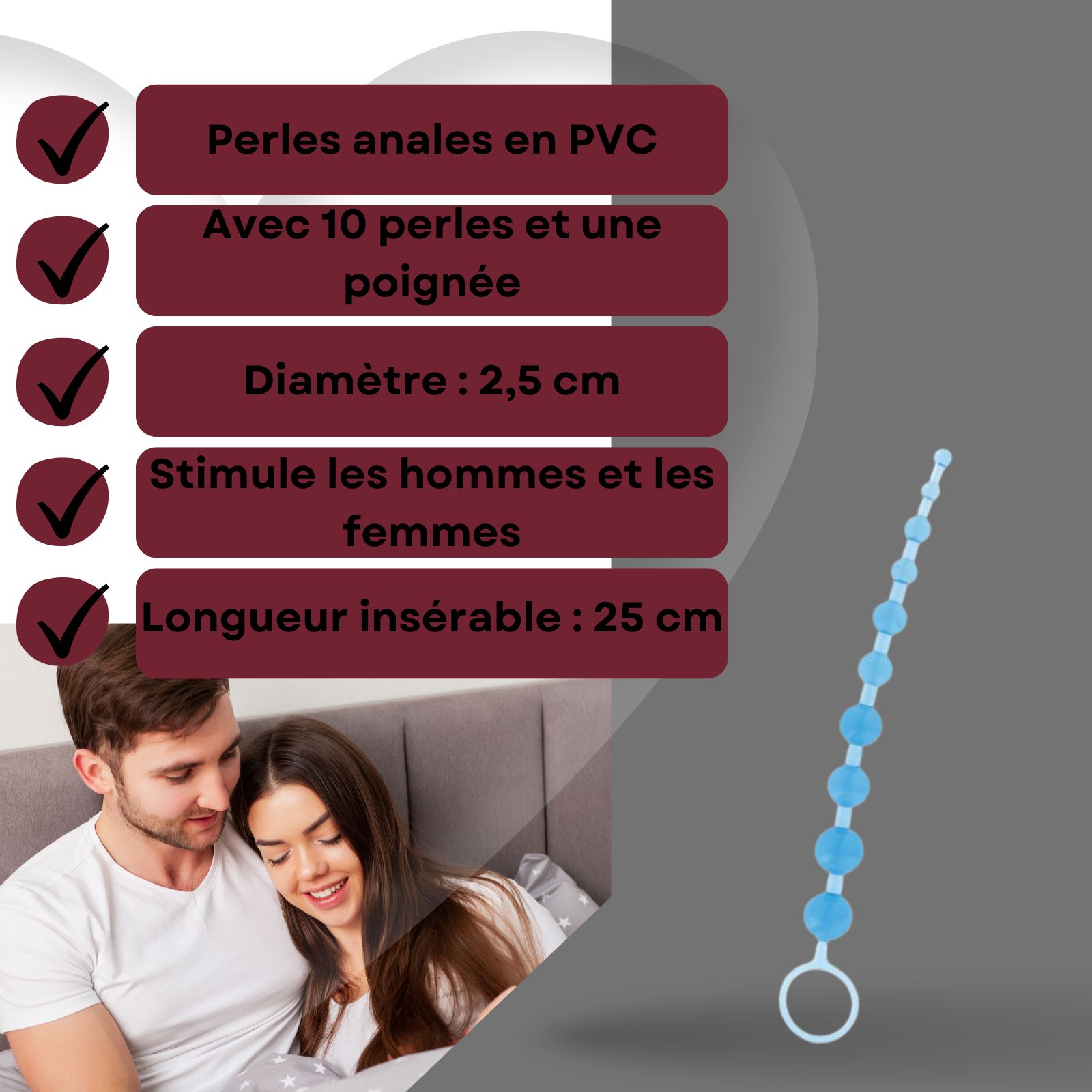 Lovelyness - Perles anales avec boules
