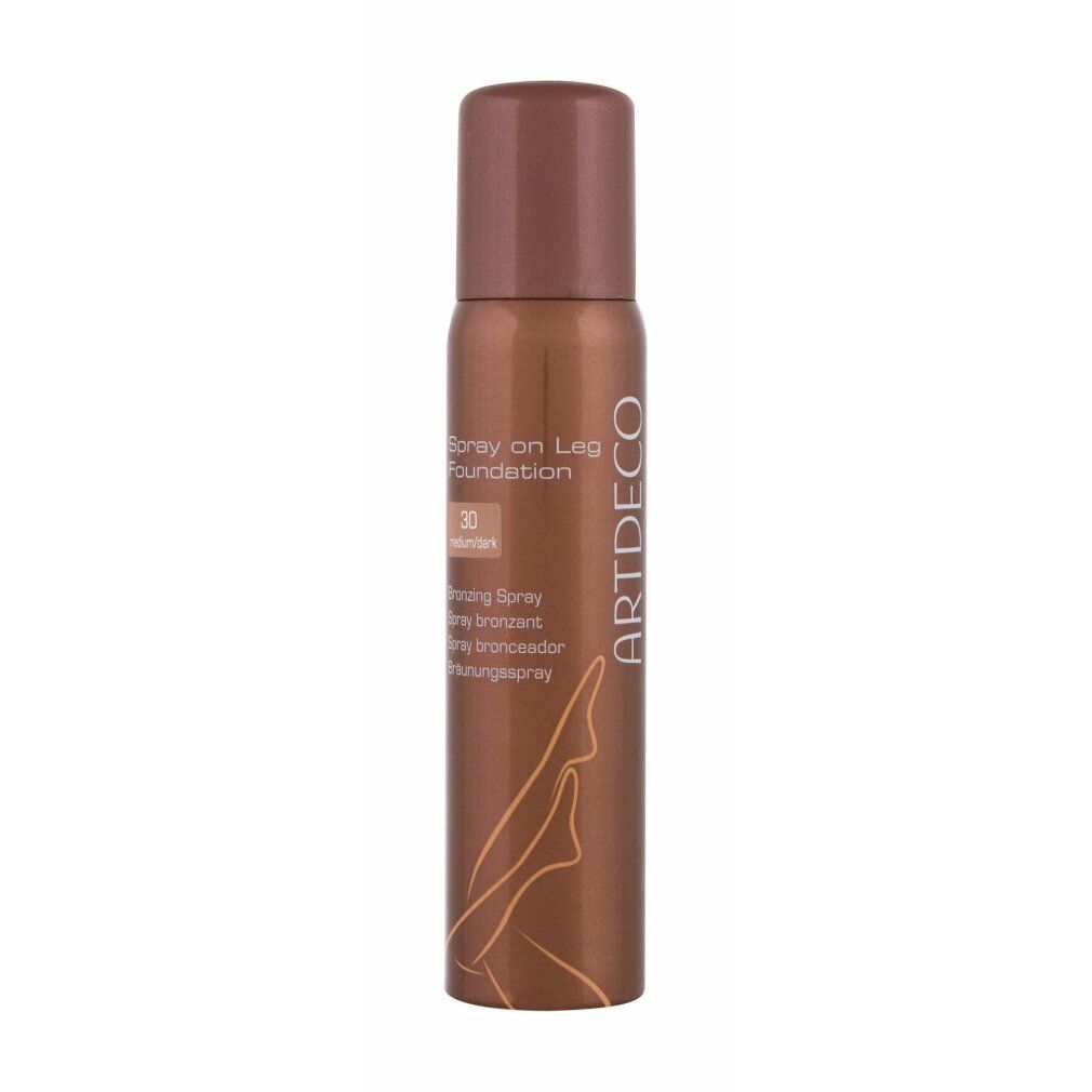 Artdeco Spray on Leg Foundation, tint 30 Medium Beige, bronzing spray.