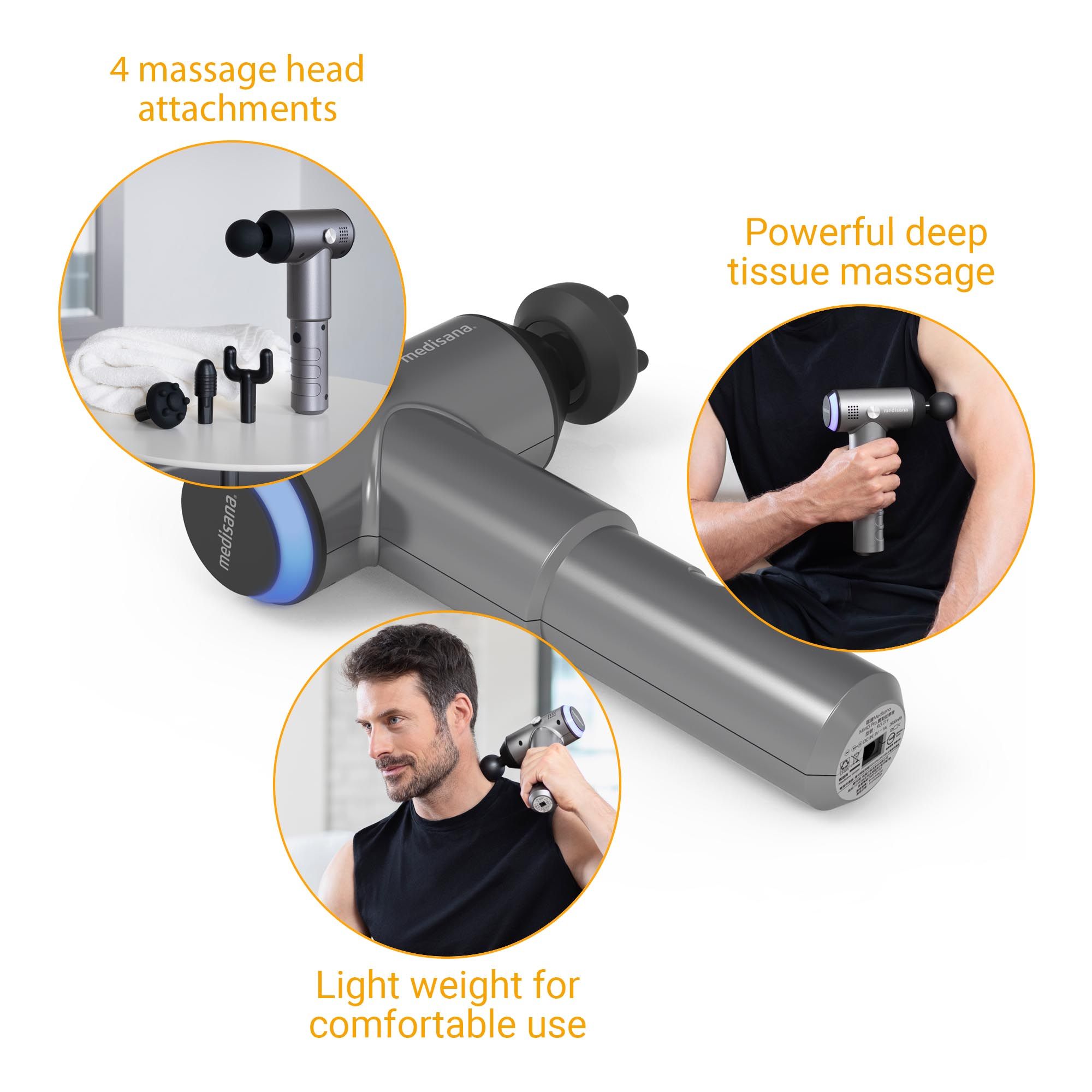 medisana MG 500 Pro Pistolet de massage