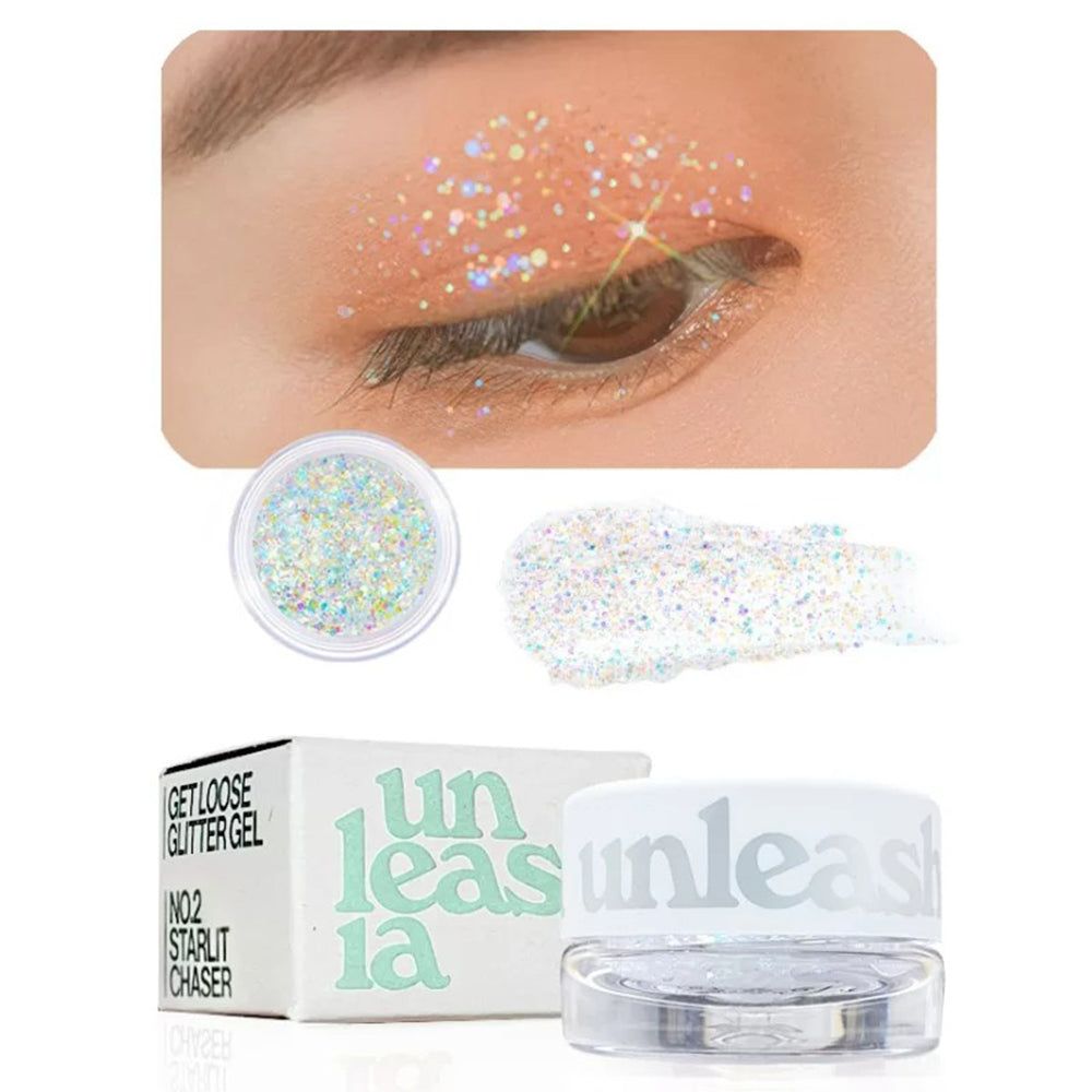 UNLEASHIA Get Loose Glitter Gel Mini – Nr. 2 Starlit Chaser