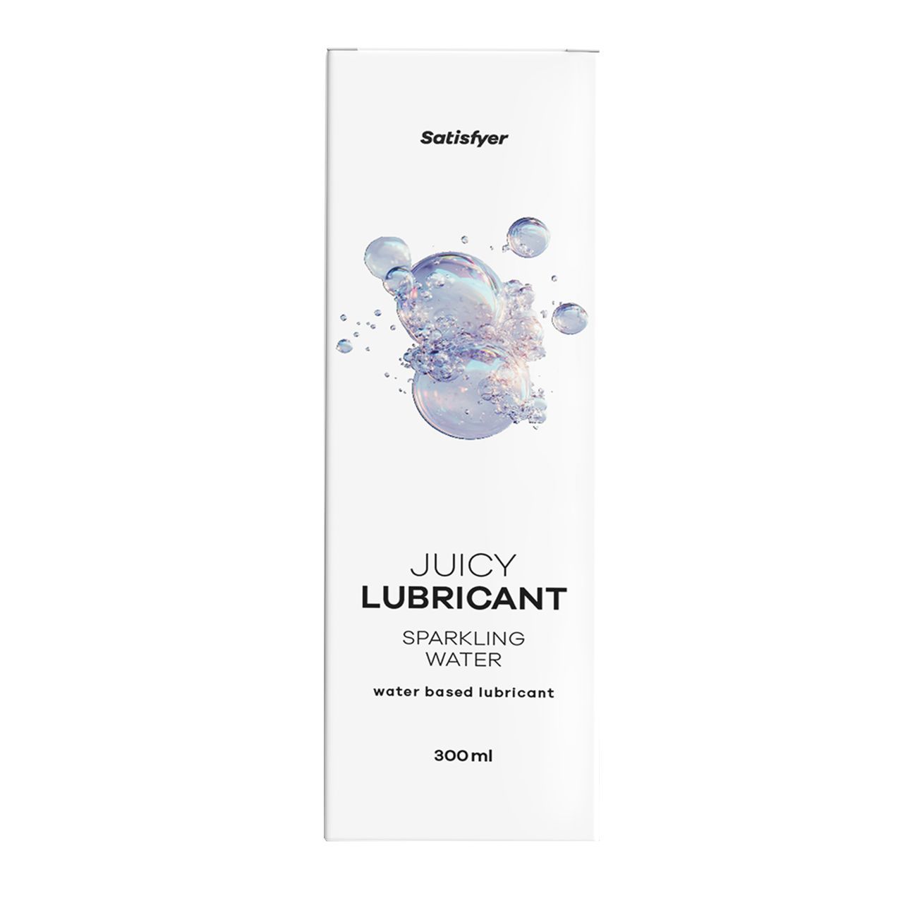 Satisfyer Juicy Lubricant Sparkling Water, glijmiddel op waterbasis, 300ml.