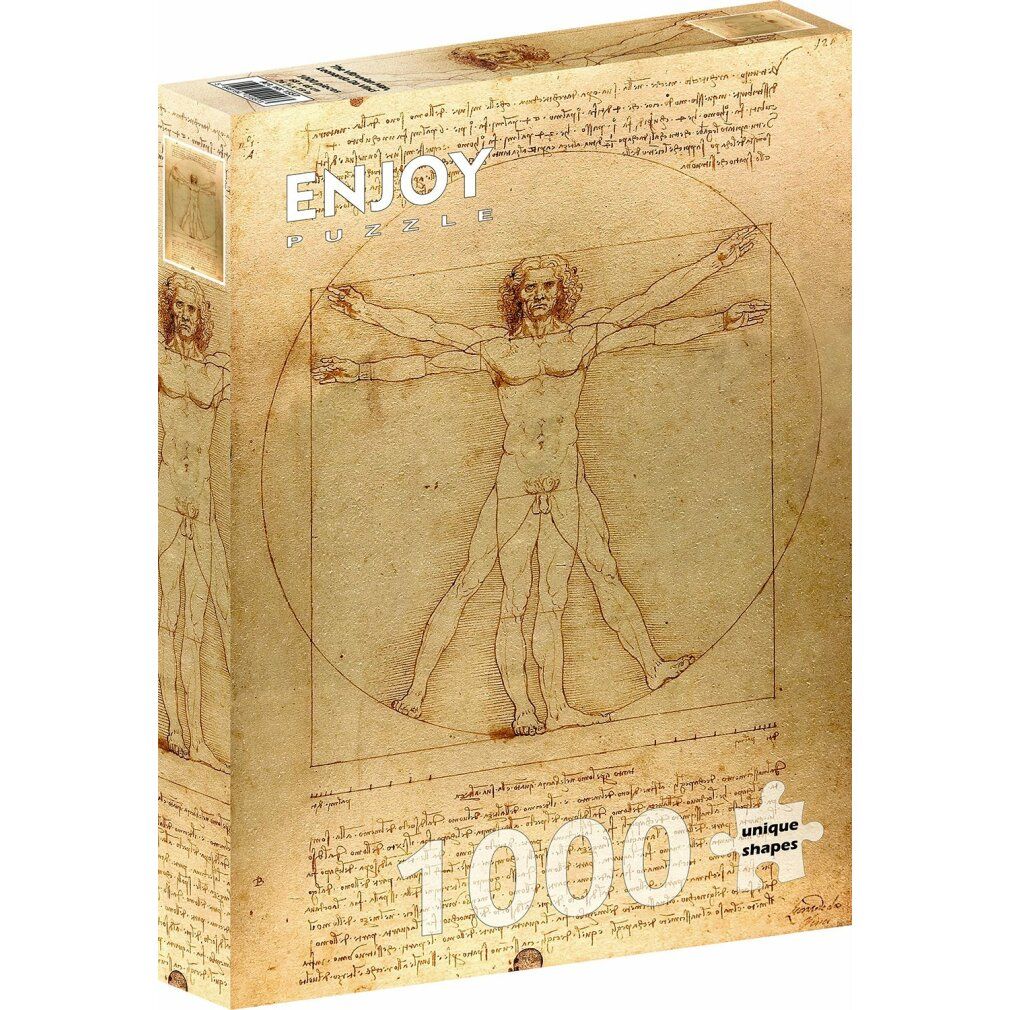 annÉe Puzzle Vitruve homme 1000 pièces