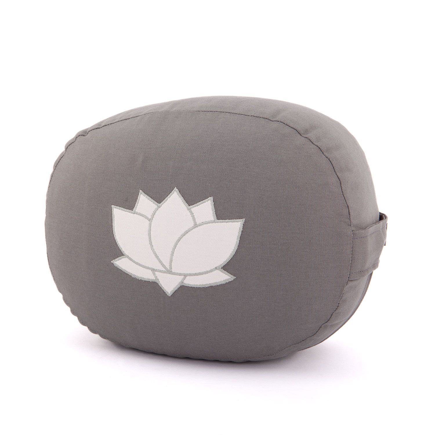 bodhi Meditatiekussen OVAL, speltvulling, grijs Stick Lotus grijs