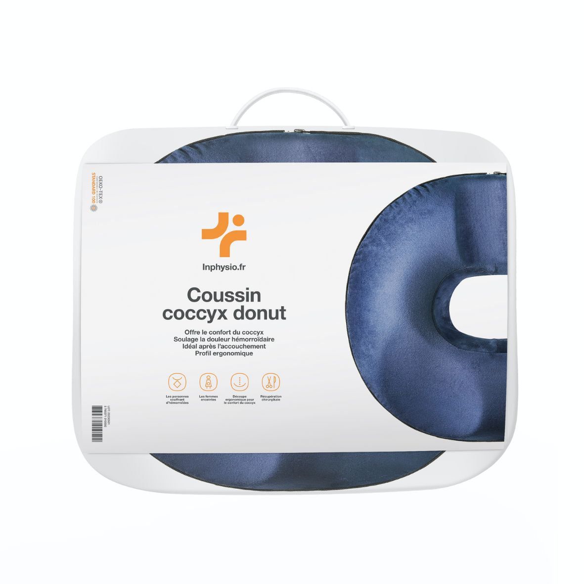 INPHYSIO Coussin coccyx en donut, soulagement de pression