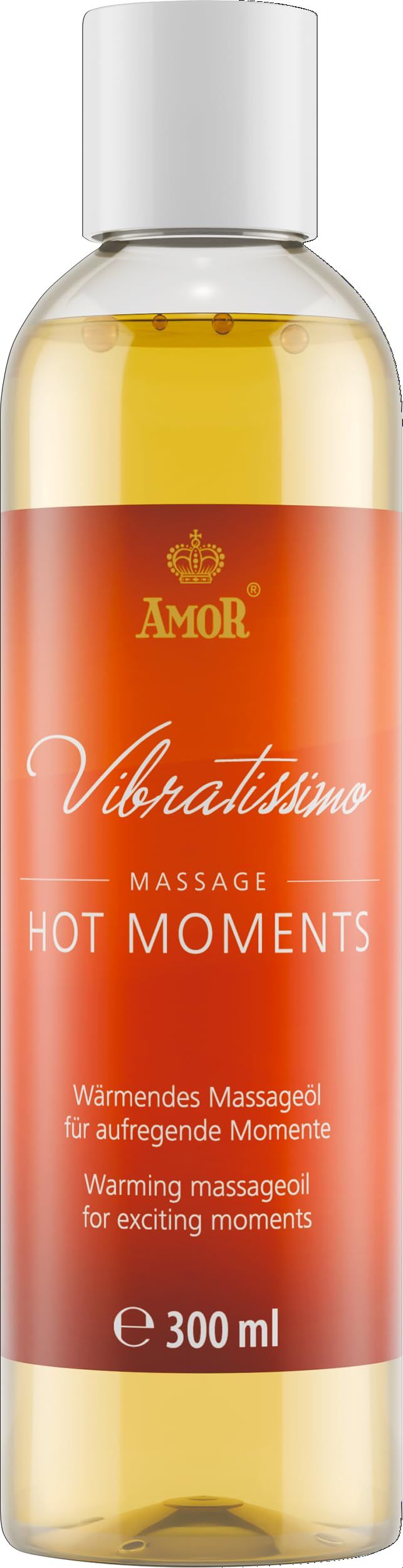 Bouteille d'huile de massage chauffante, 300 ml.