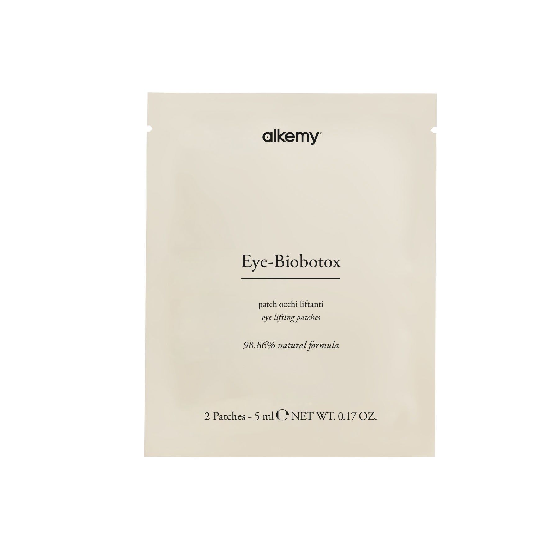Allemy Eye-Biobotox liftende oogpads, 2 x 5 ml.