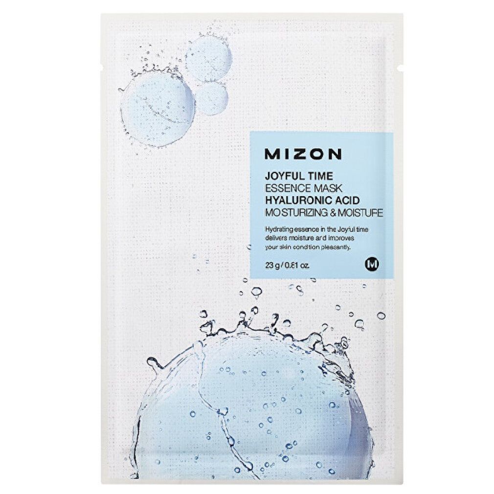 Masque MIZON Acide Hyaluronique, emballage individuel.