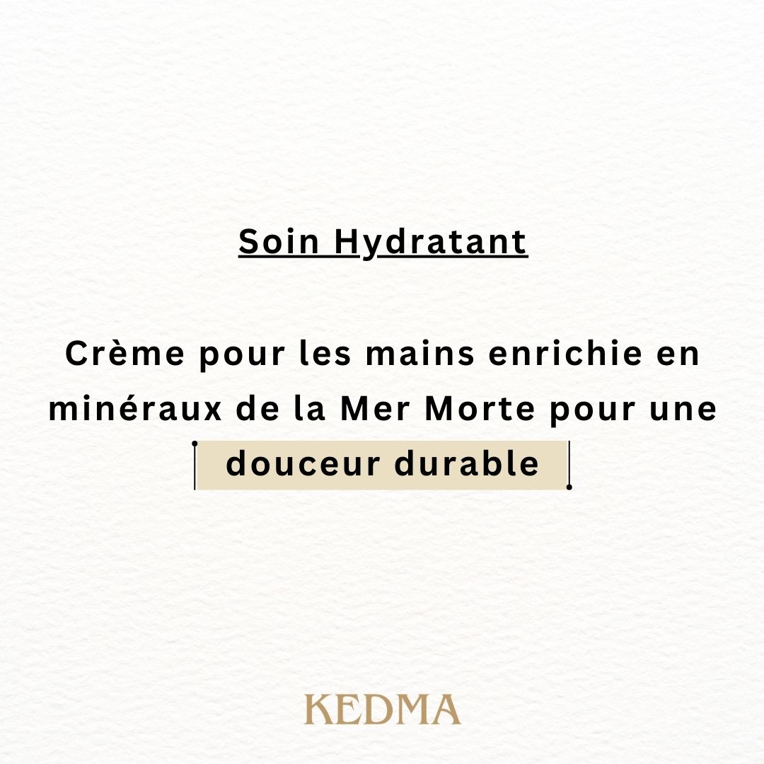 Kedma - Coffret Mains et Pieds aux Minéraux de la Mer Morte