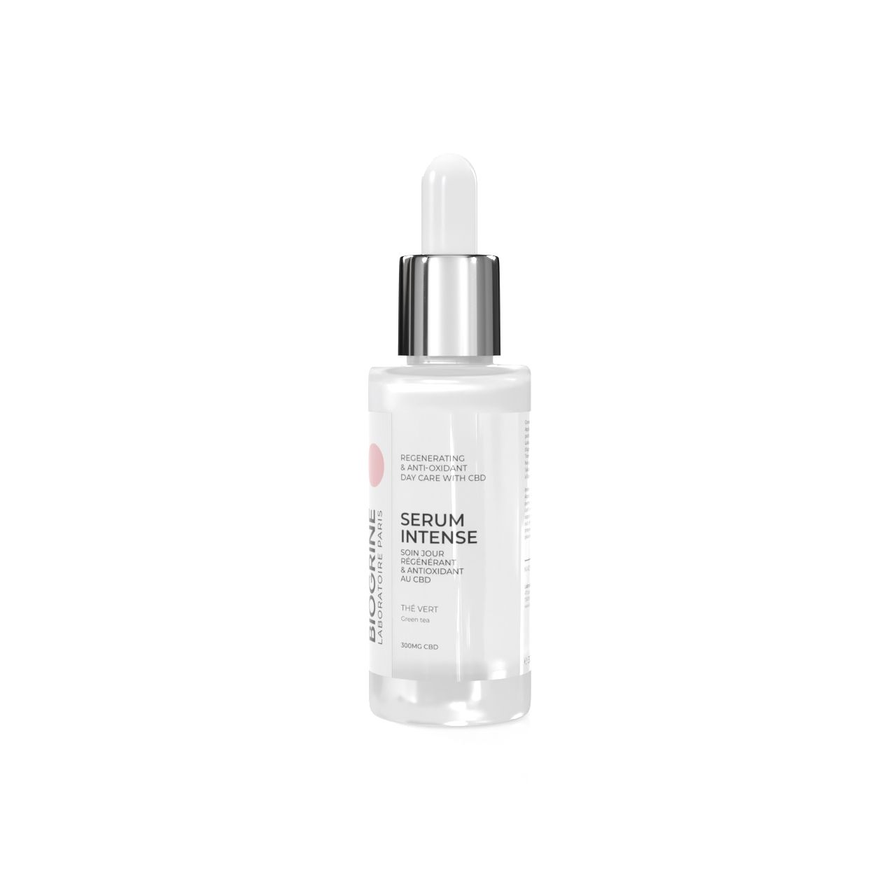 BIOGRINE "SERUM INTENSE" – CBD- & hyaluronzuurserum, regenererend en antioxiderend met groene thee
