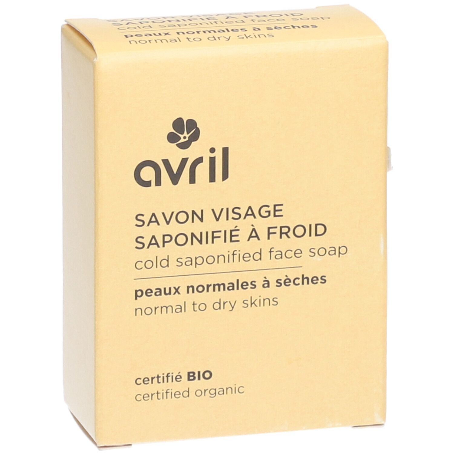 AVRIL Savon à froid visage Eclat