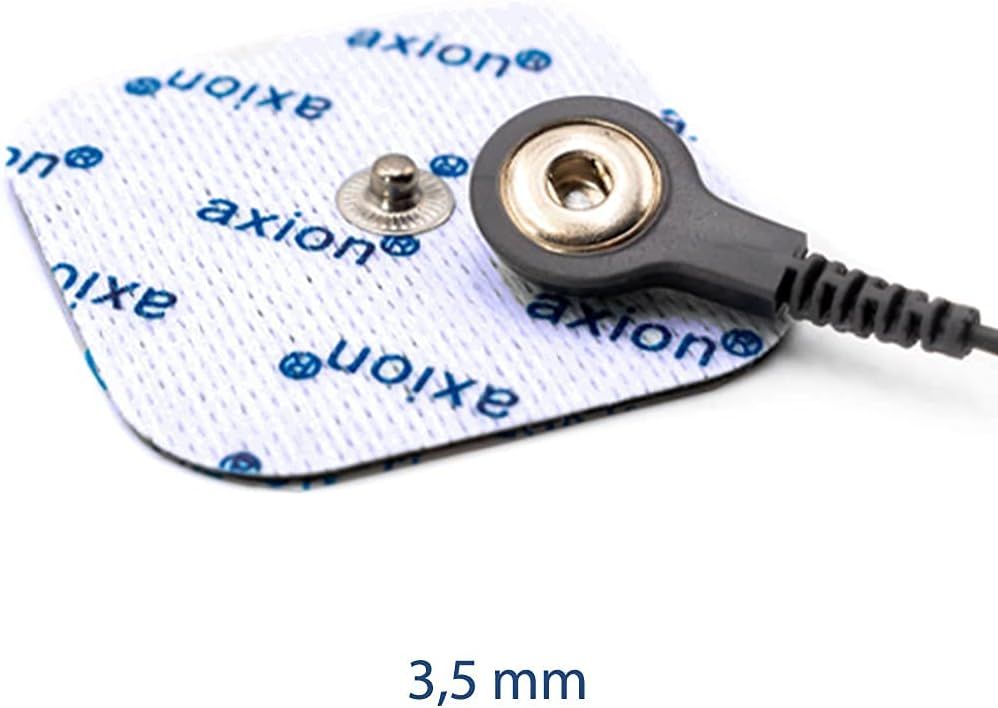 Câble de connexion axion® pour appareils TENS-EMS avec bouton-pression de 3,5 mm