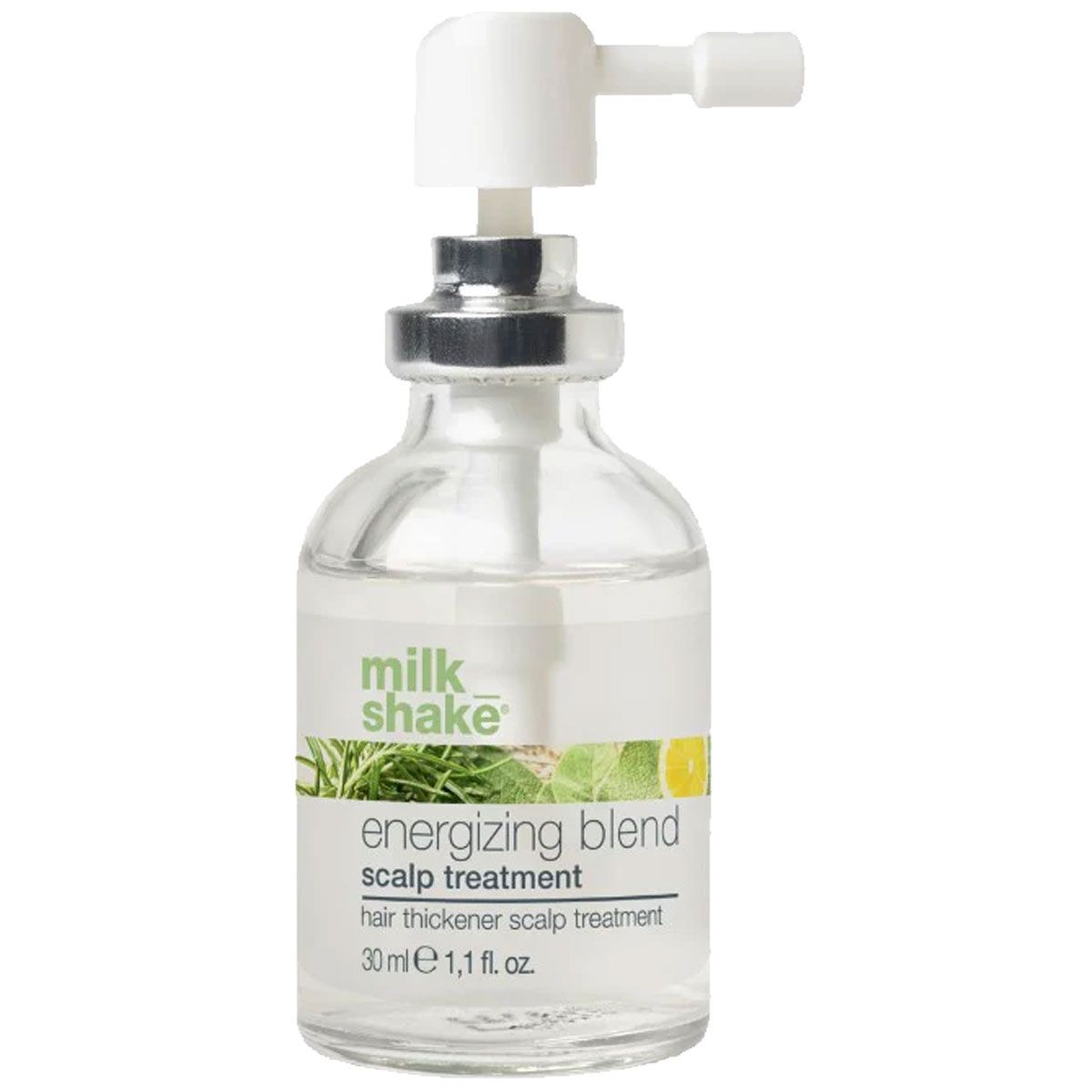 Flacon Milkshake Energizing Blend Scalp Treatment avec applicateur.