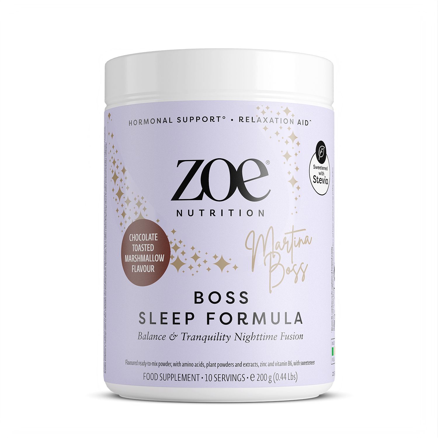 zoe Boss Sleep Formula, 200 g, Chocolate Toasted Marshmallow