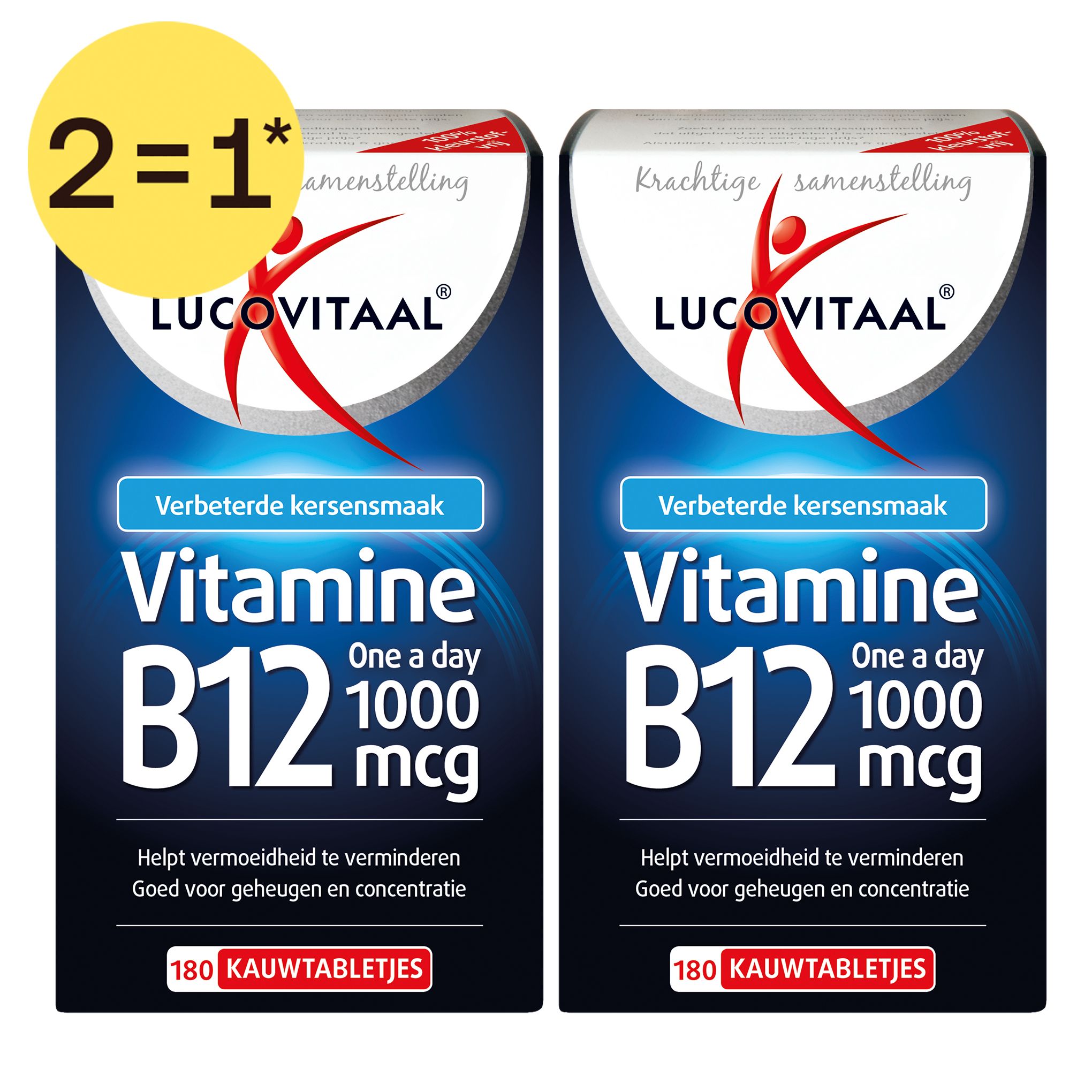 lucovitaal - Vitamine B12 MAXI PACK | 2=1*