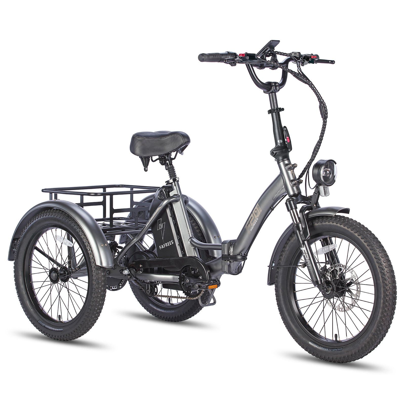 Fafrees F20 Mate Elektrische driewieler, 48 V 20 Ah accu