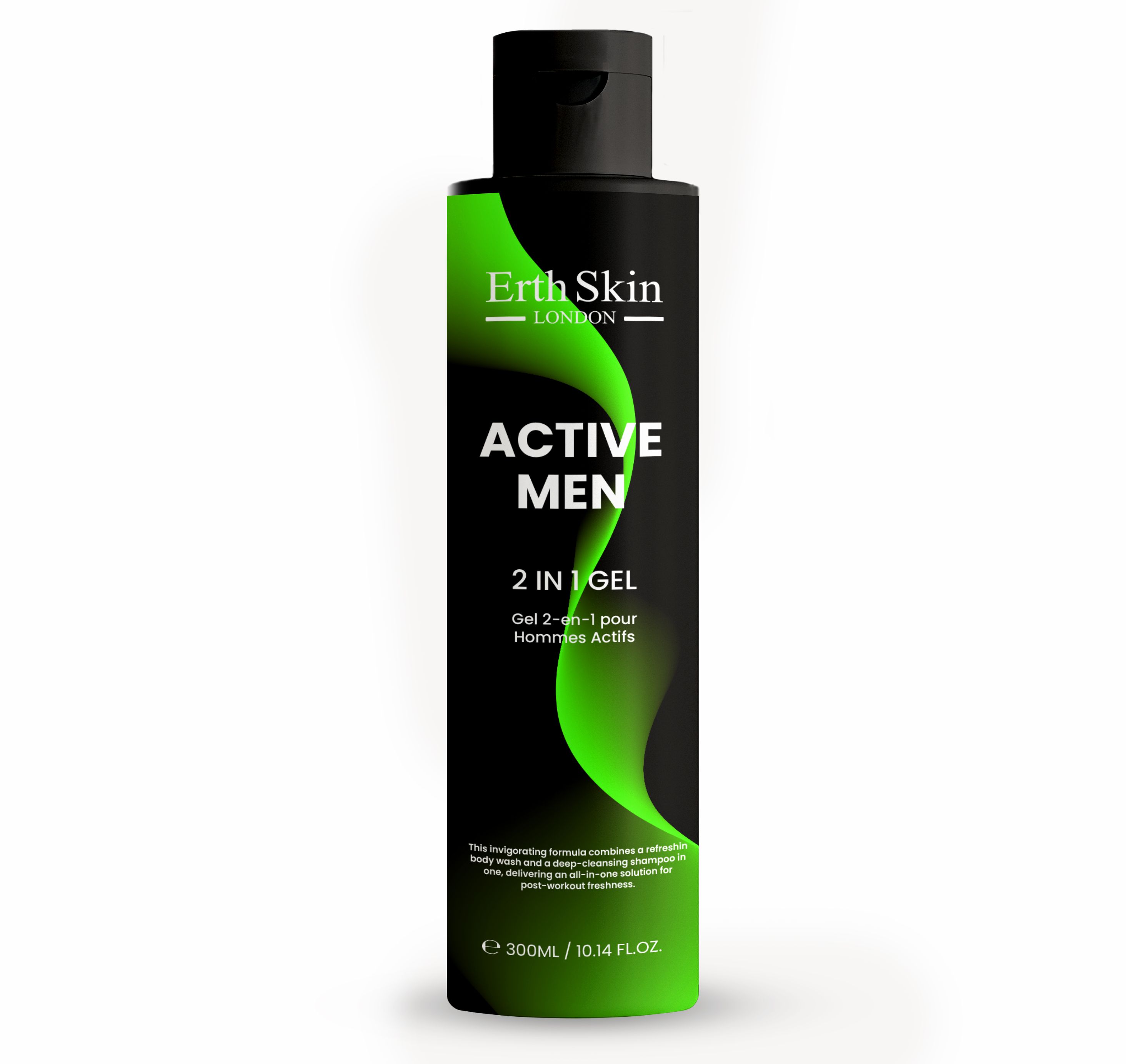 ErthSkin London ACTIEVE MANNEN 2 IN 1 GEL