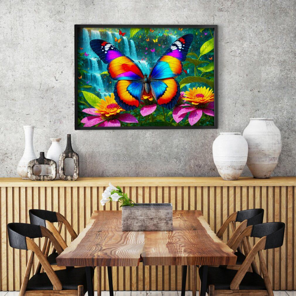 enjoy Puzzel vlinder in bos 1000 stuks