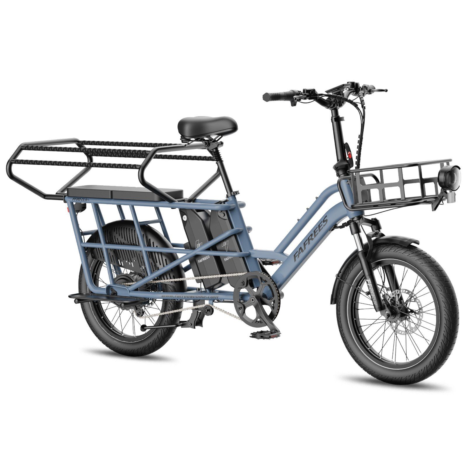 FAFREES FF20 CUV Vélo électrique modulable à longue queue – Double batterie 30 Ah