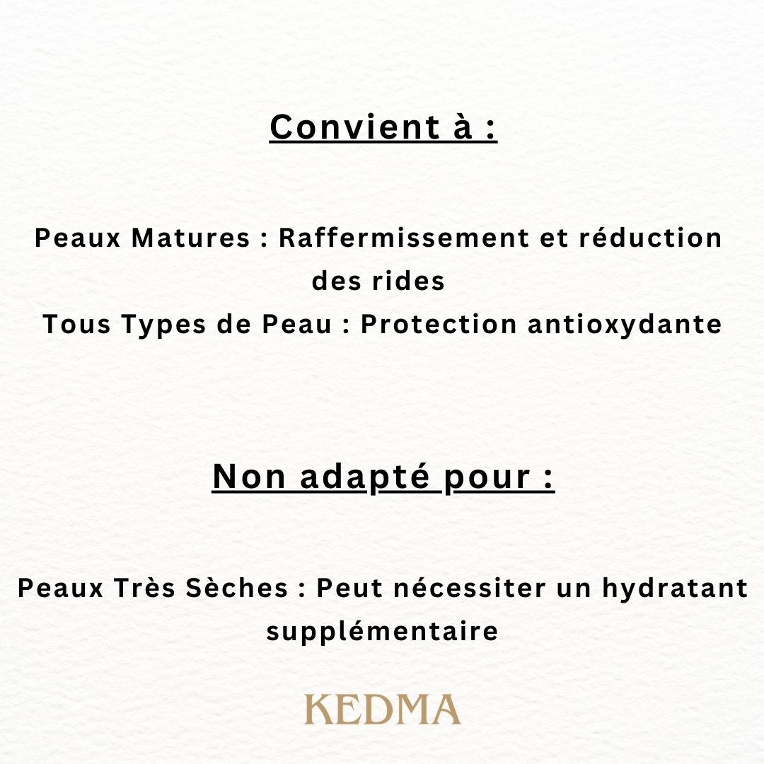 Kedma - Sérum Anti-Âge Platinum au Q10 et Multivitamines