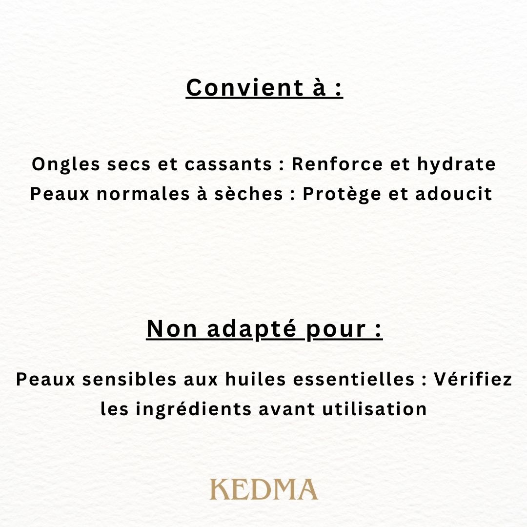 Kedma - Coffret Soin des Ongles Golden Touch aux Minéraux de la Mer Morte