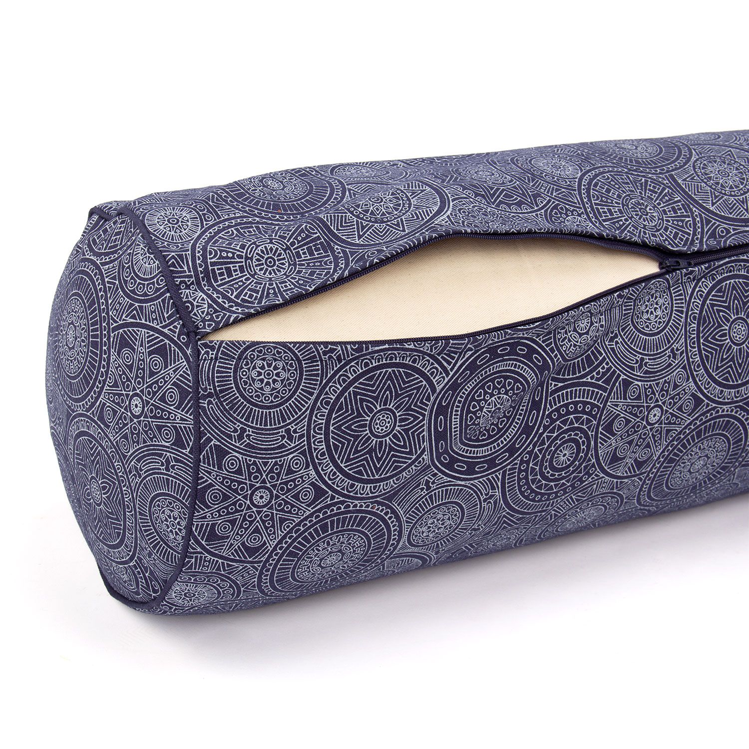 bodhi Collection Maharaja : Traversin de yoga (rond), "Mandala"