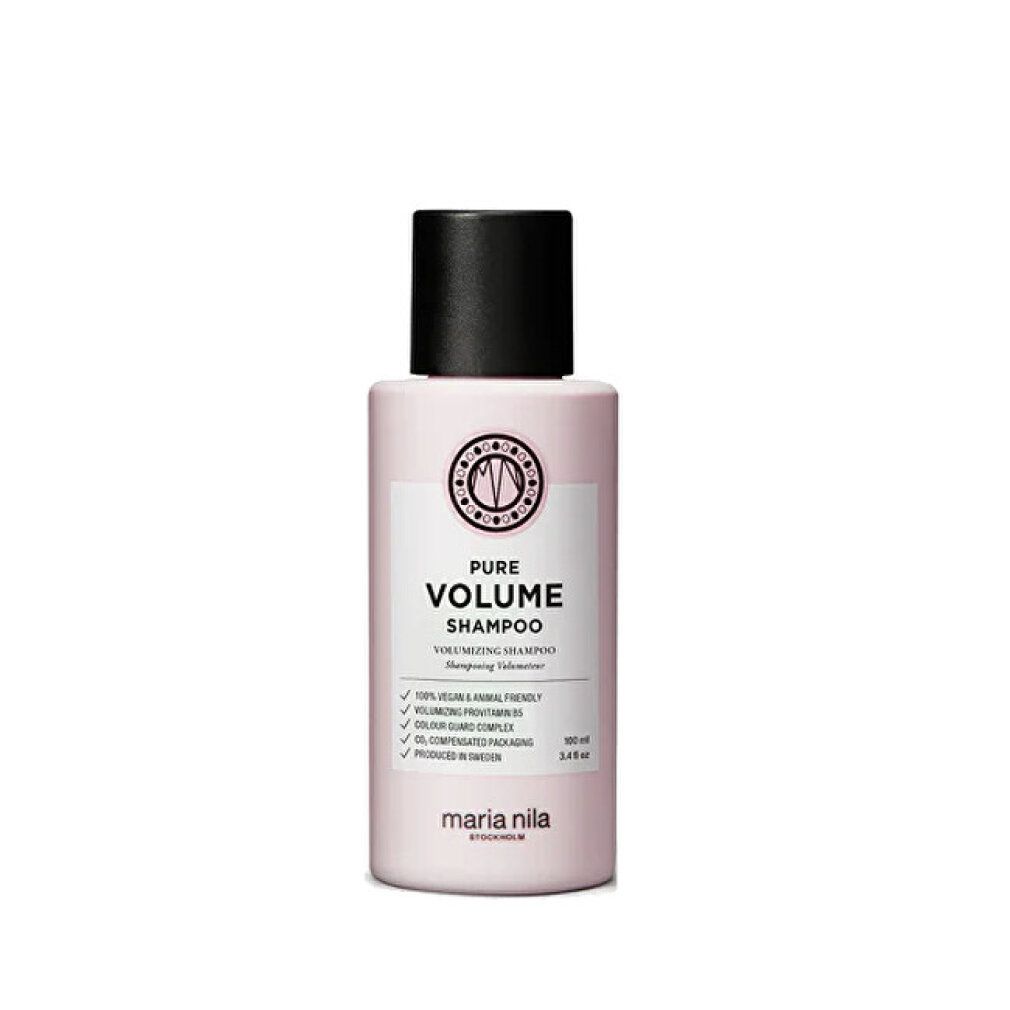 Bouteille de shampooing Maria Nila Pure Volume, 100ml.
