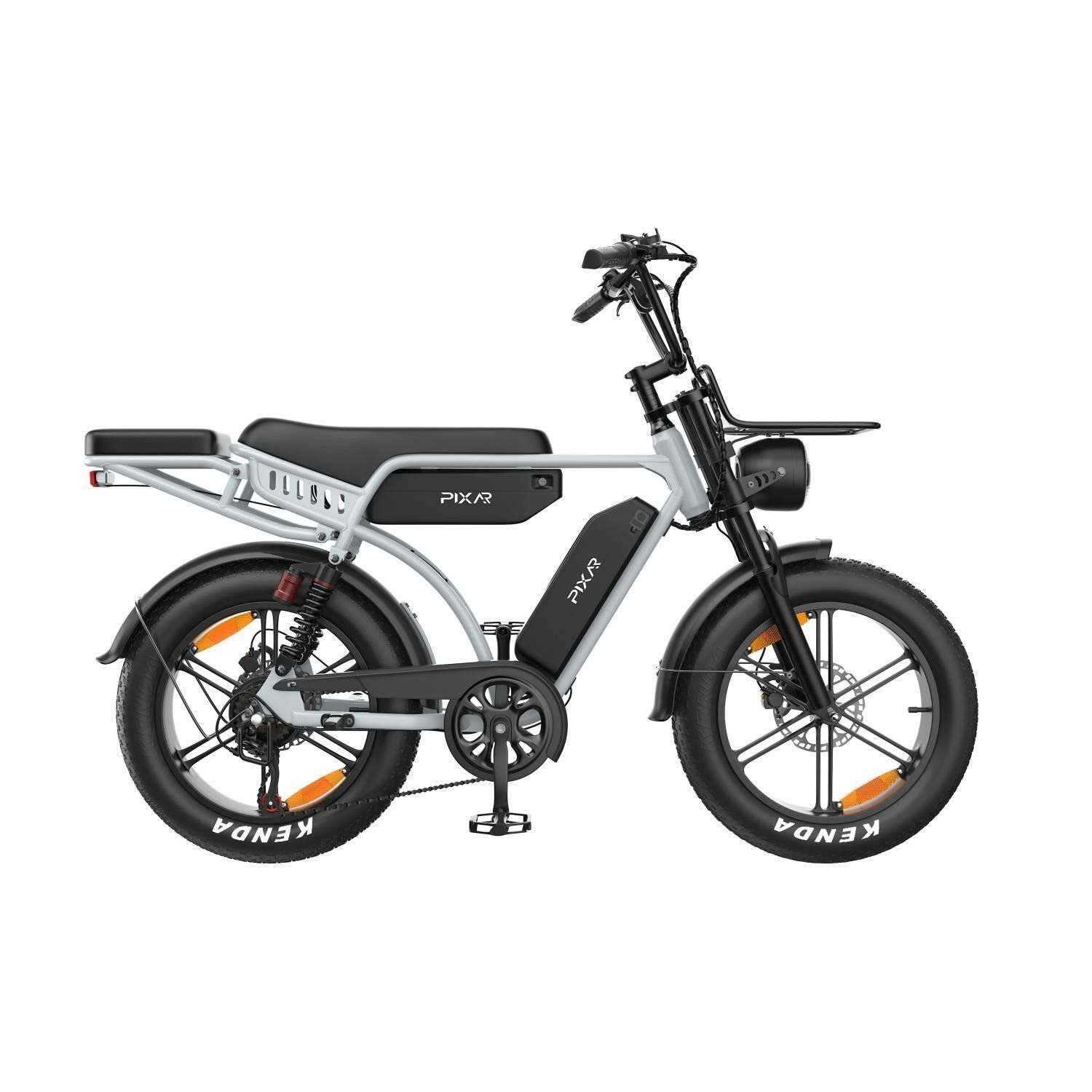 PIXAR M9 Vélo électrique tout suspendu avec double batterie 48 V 35 Ah