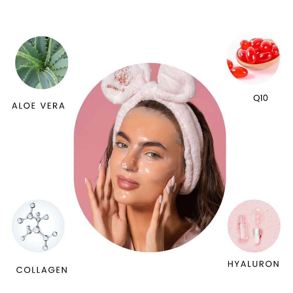 Sisters & Me Hydrogel Boosting Masker met Q10 & Collageen