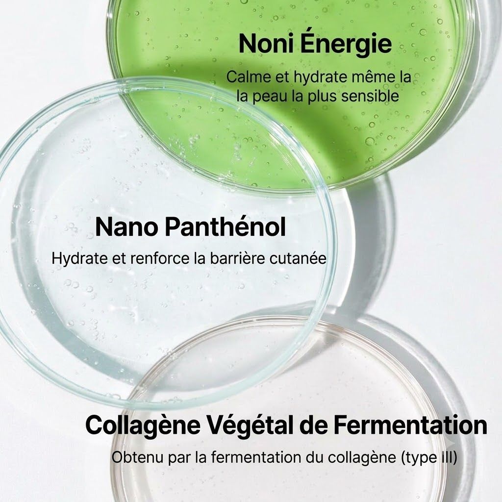 Celimax Noni Ampoule : Collagène végétal de fermentation pour la peau.