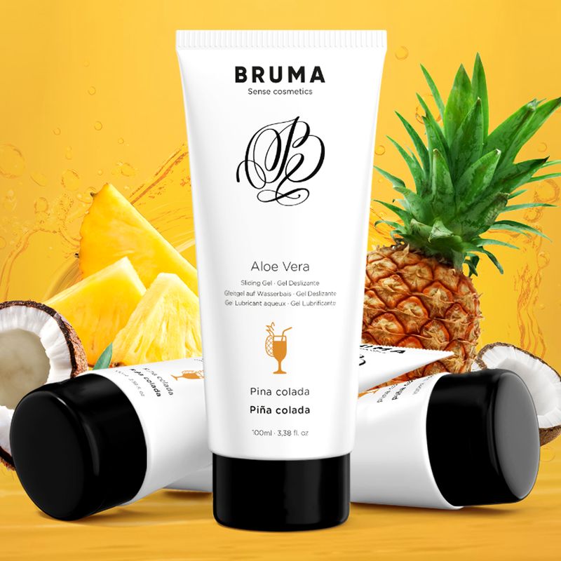 Bruma glijmiddel Aloe Vera Pina Colada met ananas en kokosnoot.