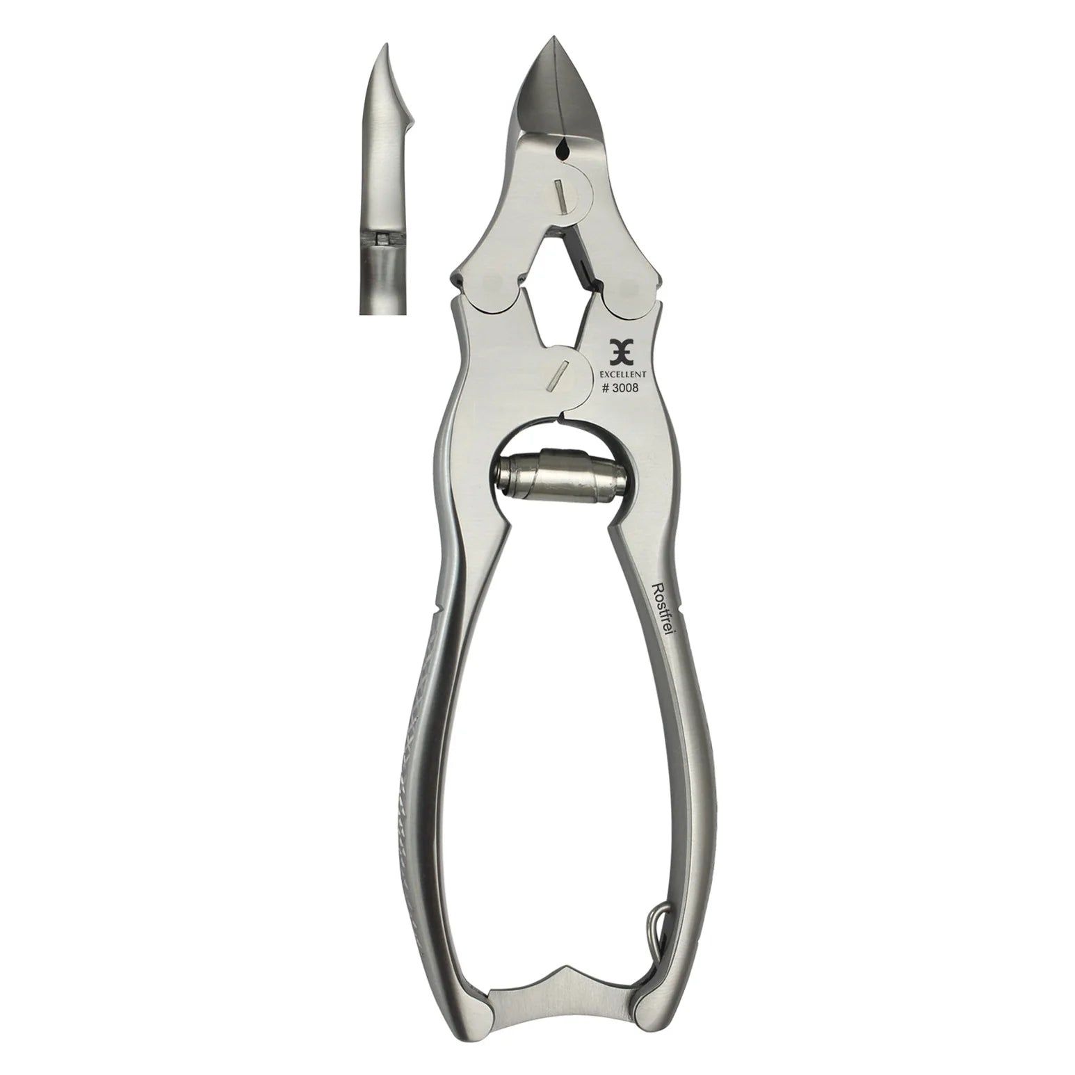 Metalen nageltang. Met aparte punt. Logo en modelnummer zichtbaar. Ergonomische handgrepen.