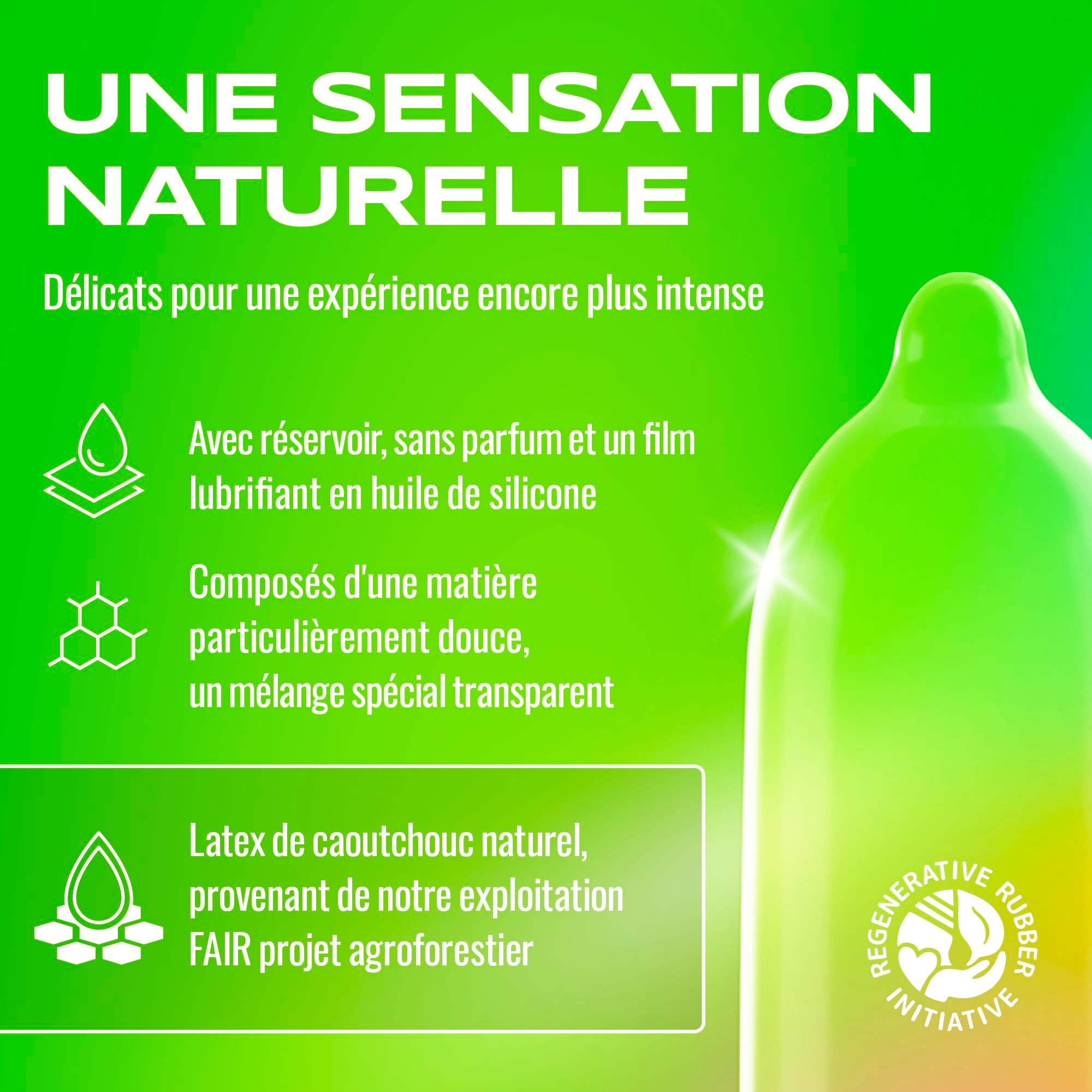 Guide de mesure de taille de préservatif avec boîte ONsize.