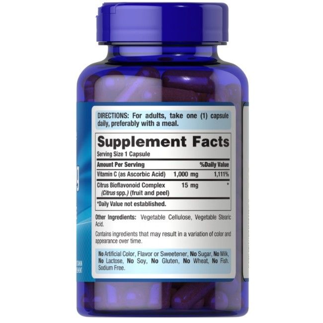Puritan's Pride Vitamine C-1000 mg with Bioflavonoids 1.000 mg
