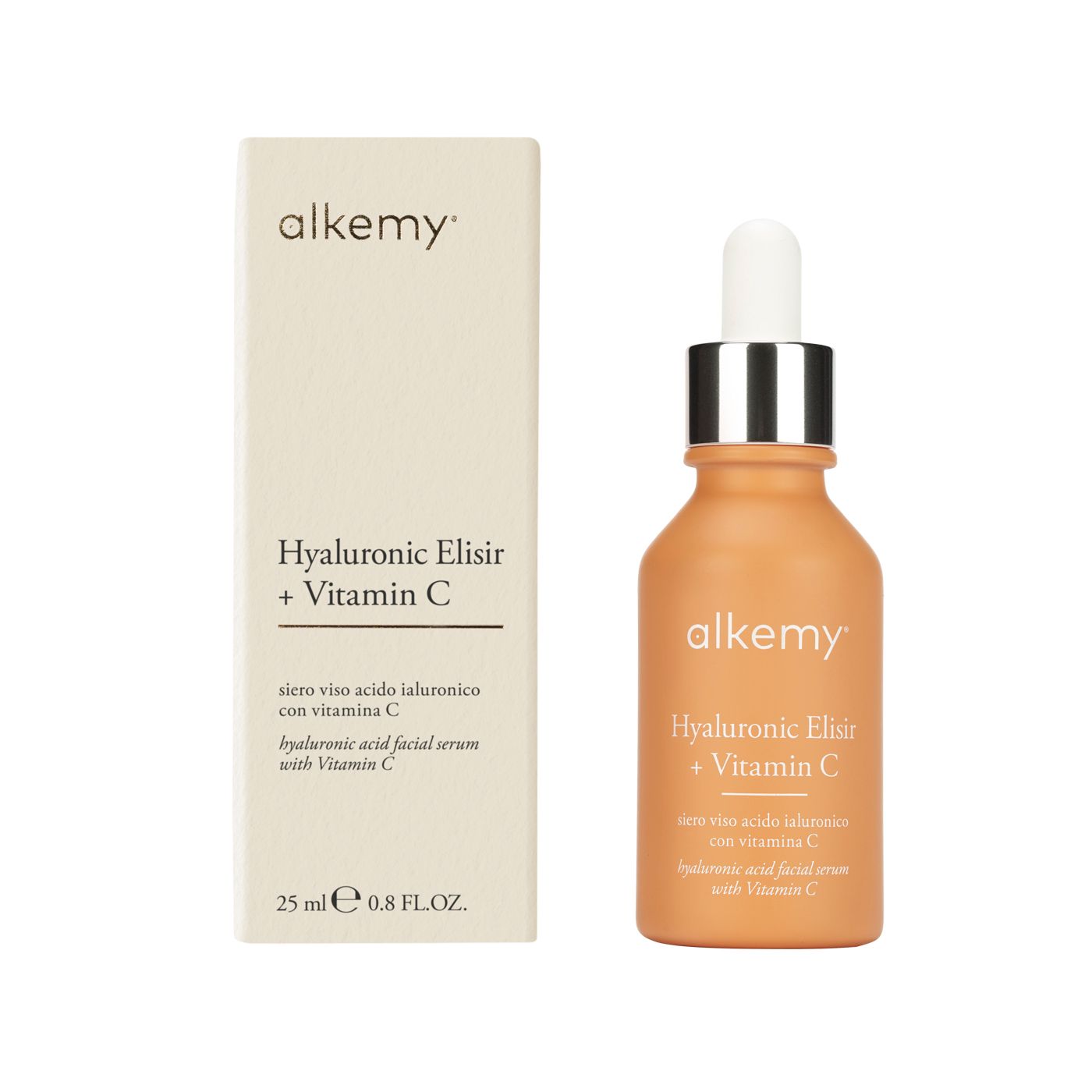 Alkemy Sérum Visage Acide Hyaluronique et Vitamine C, Hydratant et Illuminant