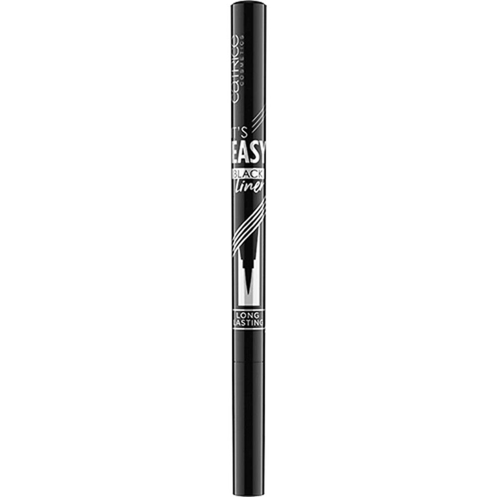 Stylo eyeliner noir avec l'inscription "It's Easy Black Line" et "Long Lasting".